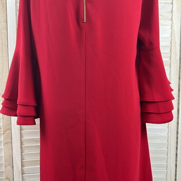 Anna Cate Kylie Dress Scarlet Red Medium - Picture 12 of 13